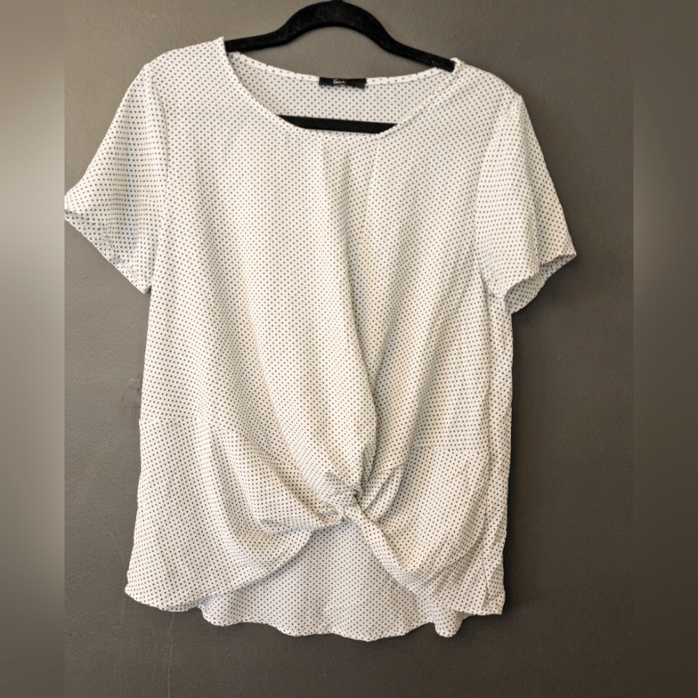 Tua Dots Blouse Top, Sz. MEDIUM